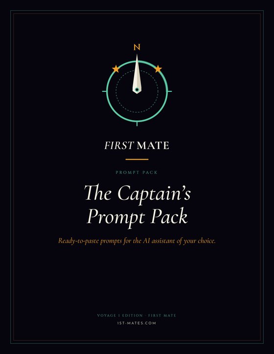 Cover of The Captain’s Prompt Pack